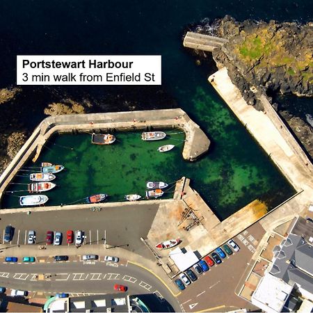 Enfield Street House Behind Portstewart Promenade With Partial Sea View From Front 3 Bed Sleeps 7 Villa Exterior photo